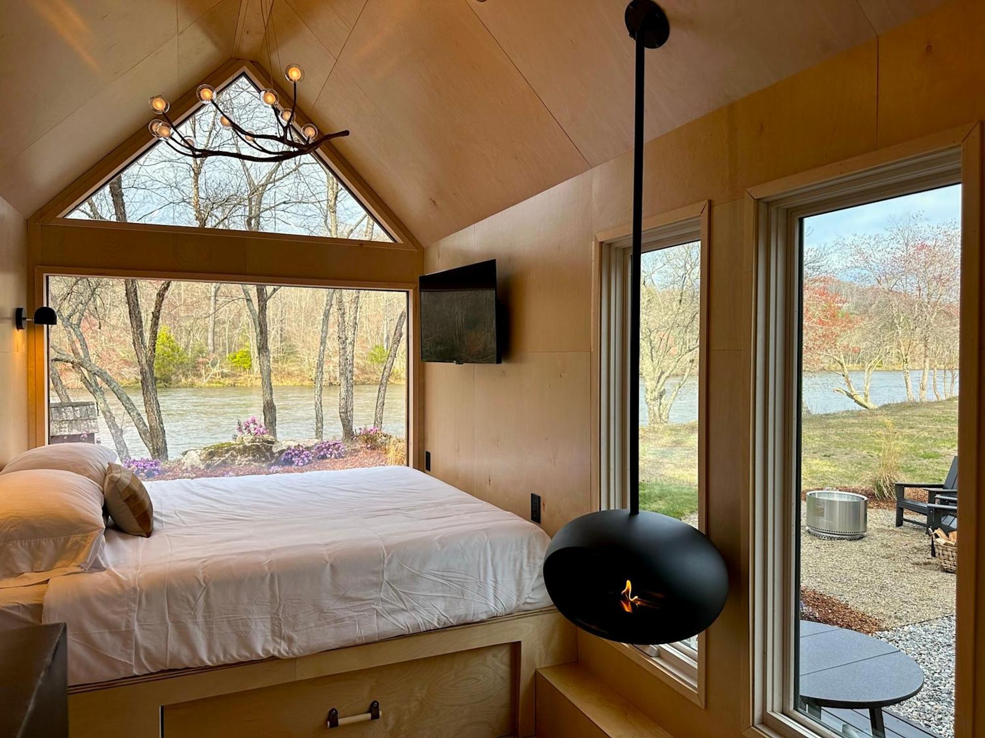 Asheville River Cabins Arden Eksteriør bilde